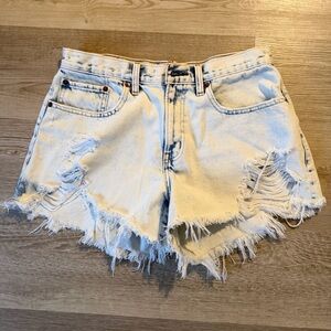 Abercrombie & Fitch Mid Rise Curve Live size 28 Jean Shorts